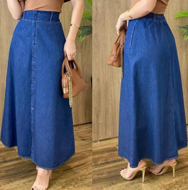 Saia Longa Jeans